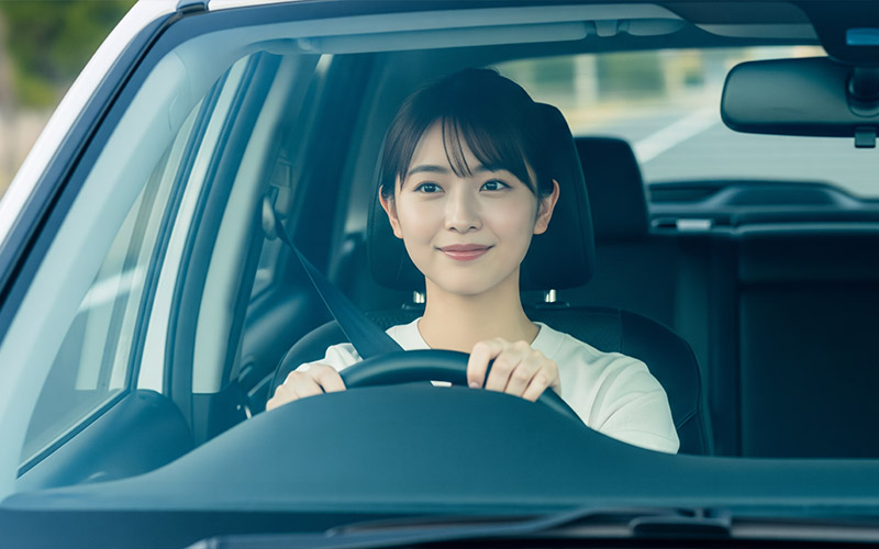 クリアな視界で快適なドライブ
