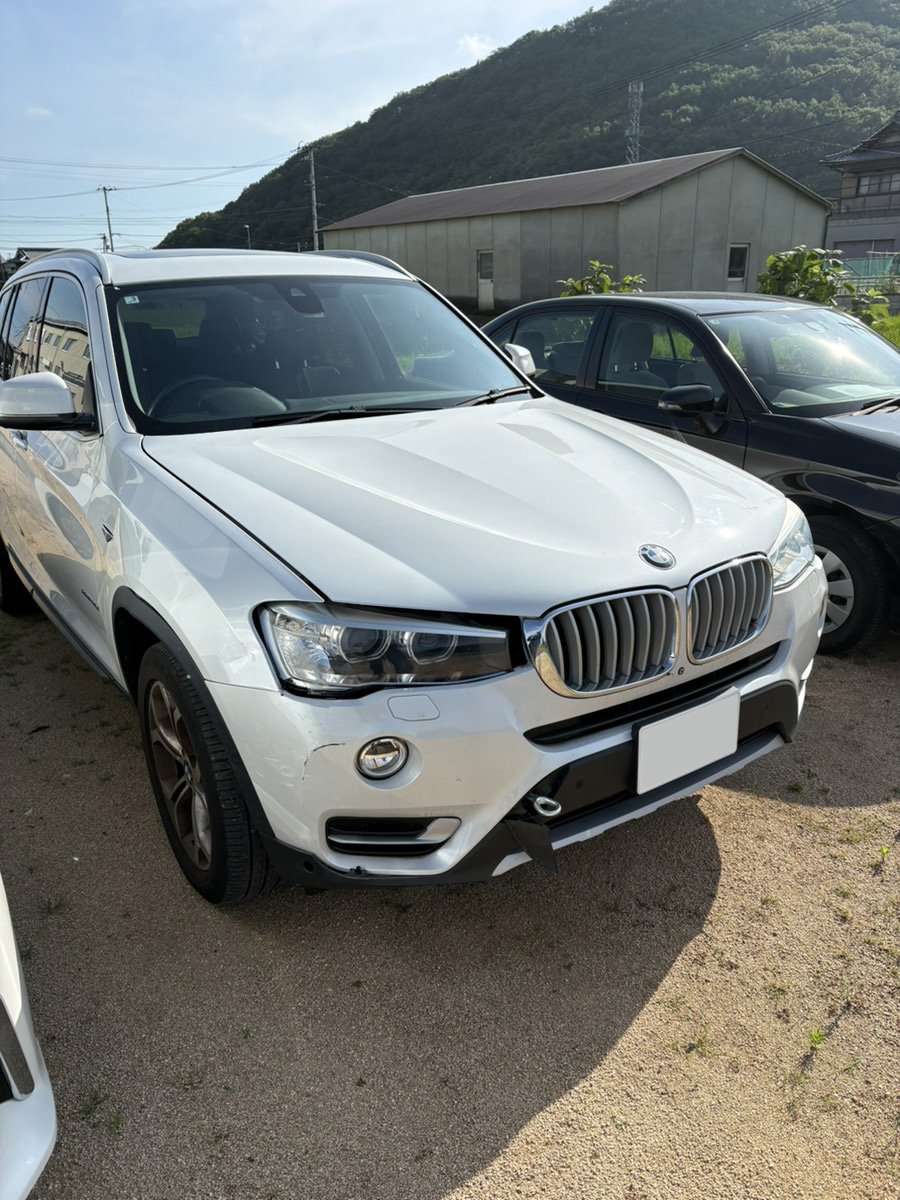 お預かりしたBMW X3（施工前）